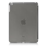 LUVVITT DOLCE Soft Skin TPU Case Back Cover for the New iPad Air 5th Generation (LIFETIME WARRANTY) Compatible with Smart Cover - Transparent Space Gray