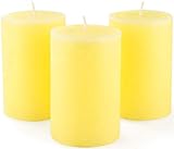 Pillar Citronella Candle Set of 3 3