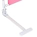 BABY JOY Bed Rails for Toddlers, 59'' Extra Long, Swing Down Bed Guard w/Safety Straps, Folding Baby Bedrail for Kids Twin, Double, Full Size Queen & King Mattress (Pink, 59-Inch)