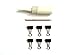 Lamp Glue Kit - Moulding Stick + 2 Binder Clips - Quick Dry Glue Dries Clear - Perfect for DIY Shades