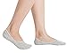 Women’s Casual No Show Socks Athletic Cotton Liner Socks Anti-Slip Ladies Stockings Low Cut Socks Candy Color 4/6 Pairs 5 Colors