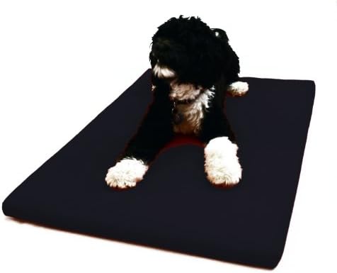 TETON DOG Best Waterproof Kennel Crate Pad Washable Cover; (for crates 42 x 28) Made in USA (Black, Extra Large)