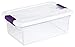 12 Pack Sterilite 17531712 15-Quart ClearView Latch Box Storage Tote Containers