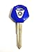 Motor_pro Blue Blank Key Uncut Blade for Yamaha YZF R6