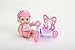 ADORABLE LIL’ CUTESIES BUTTERFLY TRICYCLE SET – 8.5” All vinyl water friendly doll for children Ages 2+ - Designed by Berenguer