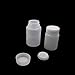 LAZZON Travel White Plastic Empty Portable Solid Powder Medicine Bottles Pill Tablet Holder Storage Case Container Box 100ML Big