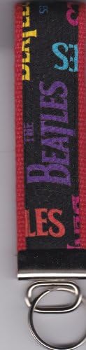 The Beatles Name Wristlet Keychain Fob