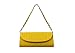 Bundle Monster Womens Envelope Evening Patent Croc Skin Embossed Clutch - YELLOW