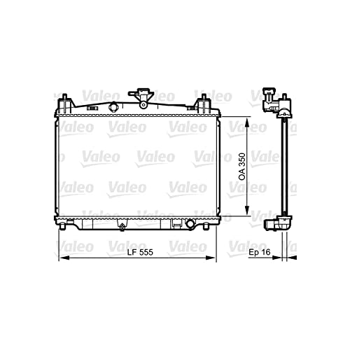 Valeo Radiator, Engine Cooling 735416