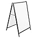 A-Frame Sidewalk Sign, Double-Side Poster Sandwich Board，Frame Poster Stand,Waterproof and Washable.Advertising Display Stand for Many Places Such As Bank, Restaurant, Bar, Station, Etc./US Send Good