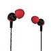OARIE Earphones, in-Ear Headphones Stereo Earbuds with Microphone for iPhone, iPod, iPad, Samsung (Red)