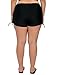 Attraco Women's Plus Size Swim Shorts Solid Swim Bottom Beach Swim Board Shorts