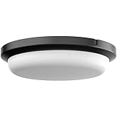 AFX DEAW11LAJENBK Dean - 20W 1 LED Outdoor Flush Mount-2.5 Inches Tall and 11 Inches Wide, Finish Color: Black