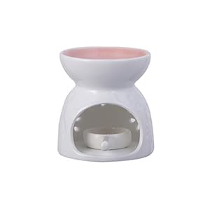 Healifty Keramische Kaarsenhouder Aroma Brander Aromatherapie Kaarsenhouder Geur Theelicht Case Roze