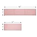 Habibee Baby Breathable Cotton Crib Bumper Pads for Standard Cribs Machine Washable Padded Crib, Pink, 4-Pieces