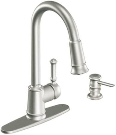 Moen Ca87012srs Pullout Spray High Arc Kitchen Faucet With Reflex