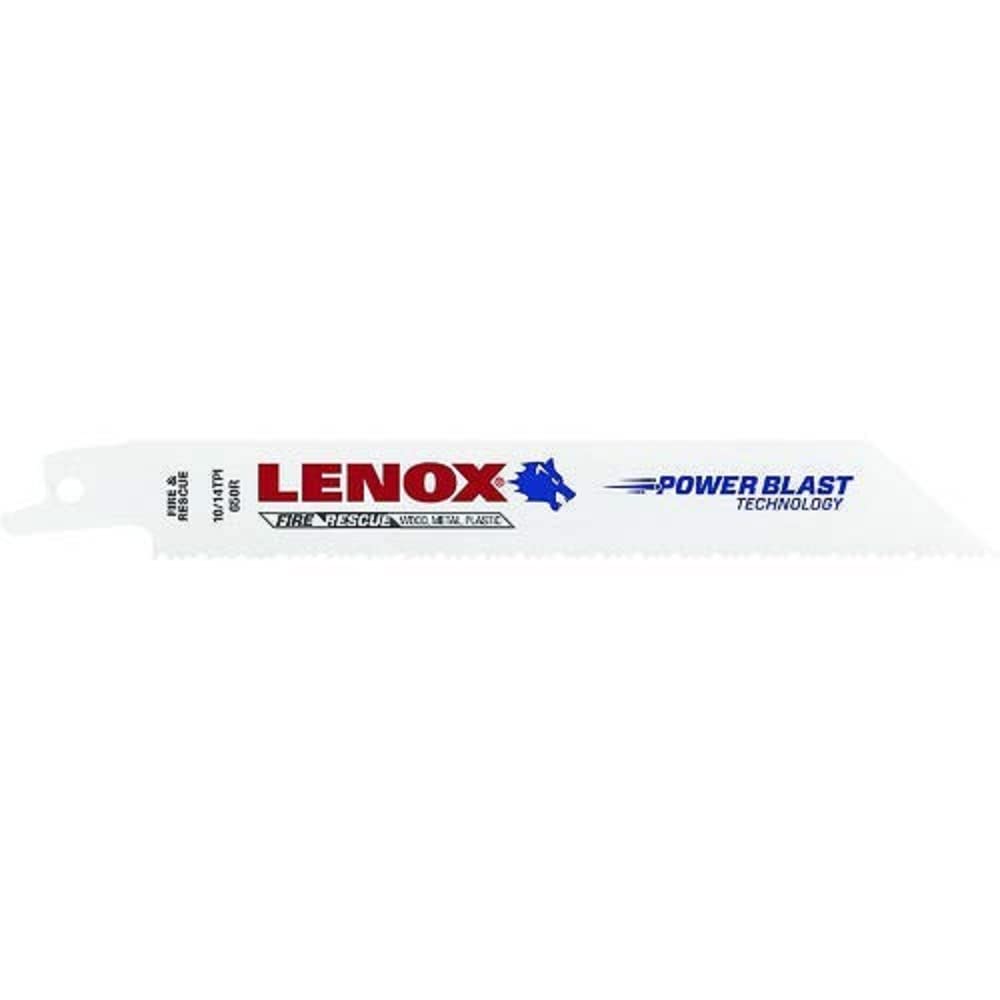 Lenox Tools Bi-Metal Reciprocating Saw Blade, 152mm, 10/14 TPI, 2-Pack (20592650R)