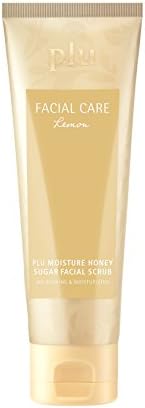 Plu Moisture Honey Sugar Facial Scrub with Natural Honey, Sugar extract and Shea butter for Exfoliating, Moisturizing &amp; Shine