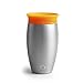 Munchkin Miracle Stainless Steel 360 Sippy Cup, Orange, 10 Ounce