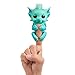 Fingerlings - Glitter Dragon - Noa (Green with Blue) - Interactive Baby Collectible Pet - By WowWee primary