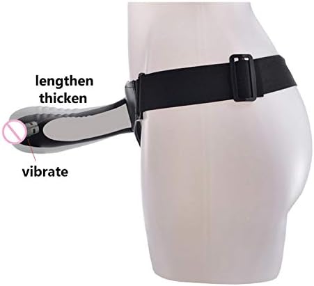 ylovego Bunny Best Toys Strapon Vibreator Hollow Multi Speed Vibrating Men Lengthen Silicone Vibration Harness Characteristic Black,Waterproof Vibreators Women Green