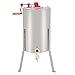 SUPER DEAL Pro 2 Frame Stainless Steel Honey Extractor Beekeeping Equipment Honeycomb Drum Bee Honey Harvest