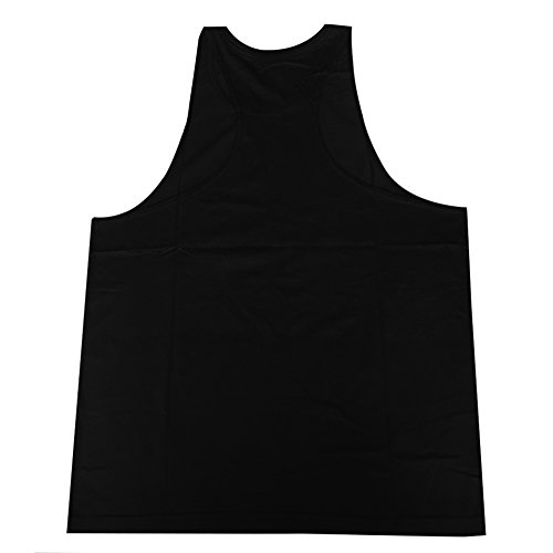 GZXISI Mens Skull Print Stringer Bodybuilding Gym Tank Tops Workout Fitness Vest (Black, Medium)