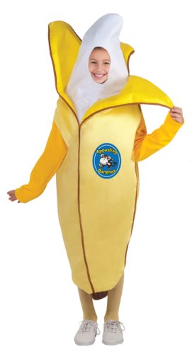 Fruits and Veggies Collection Appealing Banana Child Costume, Small