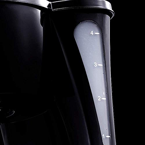 DSY Kaffeemaschine, Kaffee Auf Dem Go-Filter-Kaffeemaschine Schwarz Und Gebürsteter Edelstahl-Kaffeemaschine… – Bild 7