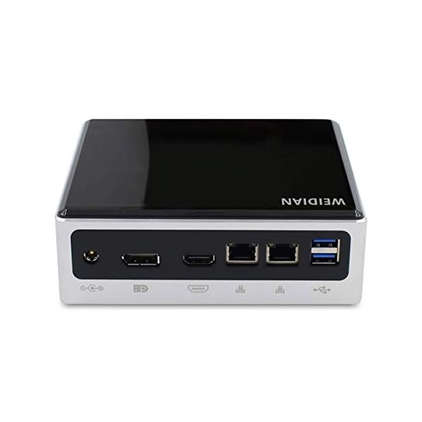 WEIDIAN-Mini-PC-Desktop-PC-Latest-10th-Intel-Core-i7-10510U-Dual-LAN-HDMI-DP-WiFi-Bluetooth-40-Type-C-USB-4USB20-4USB30-Micro-PC-32G-Ram-512G-SSD WEIDIAN Mini PC i7, Mini PC Windows 10 Pro, Quad Cores Core i7-10510U, 32GB DDR4 RAM 512GB NVMe SSD, Support Dual 4K…