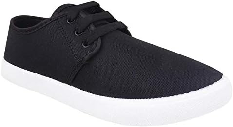 trendy black sneakers