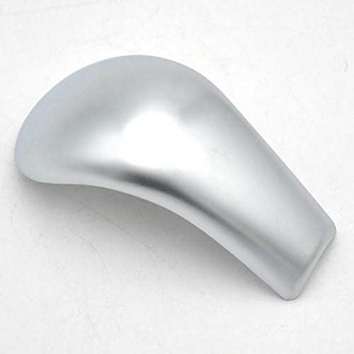 Took09 For 2014-18 Nissan X-trail Rogue T32 Gear Shift Knob Center Console Gearshift Cover Trim ABS Carbon Fiber Pattern Matte silver
