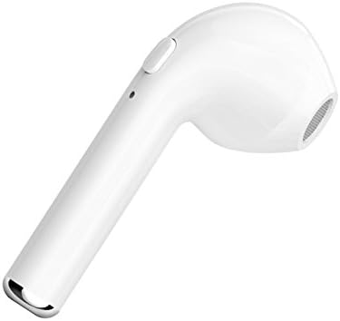 Bluetooth Earbud, Mectgur Mini Wireless Headset In-Ear Earphone Earpiece headphone for Android, Samsung, iPhone X / 8 / 7 / 7 plus, Galaxy (Single right ear) (white)