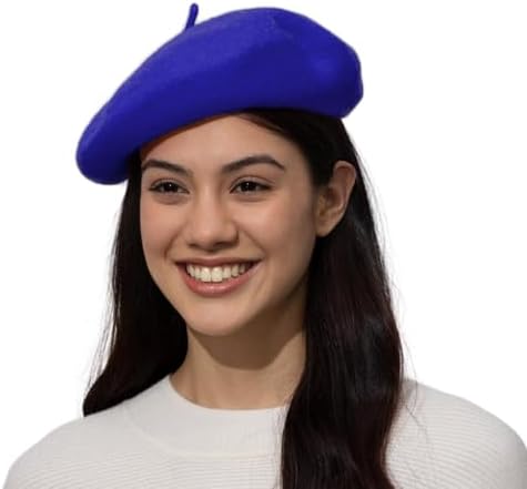 ZLYC Womens French Beret Hat Reversible Knitted Thickened  display picture 2