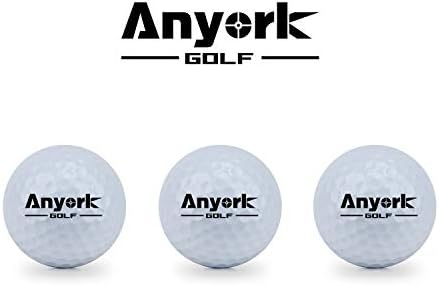 Anyork 6 Recycled Golf Ball 6 Golf Rangefinders Balls-Upgrade 2021