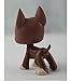 Littlest pet Shop LPS#1519 Brown Great Dane Dog with Green Eyes