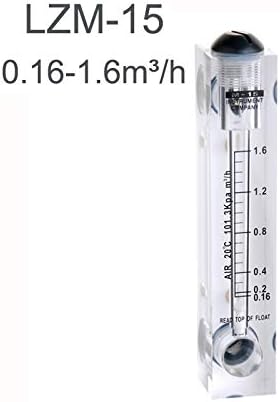 Fincos PMMA Gas Flowmeter Air Flow Meter Rotameter Without Control Valve LZM-15T 12-120LPM 24-240LPM 48-480LPM 72-720LPM - (Specification: 0.1-1m3 Per Hour)