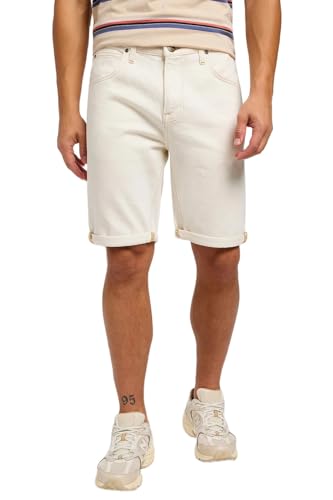 Lee Pantaloncini da Uomo, Clean White, 28W