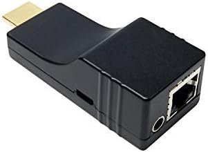 DDMALLProAV 500ft HDMI Extender Over IP TCP Kit, Full HD 1080P, 1 to 1 Extender Over CAT5e/6 Cable or 1 to Many Over Gigabit Switch, H.265/HEVC, POC, USB-Powered, Receiver Only (HIP10 RX)