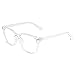 Slocyclub Blue Light Blocking Glasses Vintage Nerd Square Keyhole Design Eyeglasses Frame for Women Men