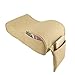 GSPSCN Car Center Console Armrest Pad Soft Memory Foam Pu Leather with Storage Pockets Seat Cushion (Beige)