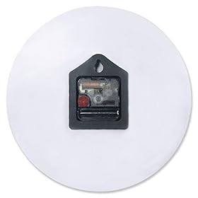 YESOF66 10 inch Round PVC Wall Clock, Silent Non-Ticking Battery Operated Clock, Nautical Navy Blue Anchor White… 31qdEpBD1%2BL