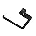 Marmolux Acc Burghead Collection 20832B-BL Bathroom Toilet Paper Holder/Towel Holder Stainless Steel, Black