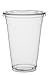Clear Plastic Cups with Lids | 20 oz, 100 Pack | PET Cold Smoothie Cups | Iced Coffee Cups | Disposable Cups with Lids | To Go Cups