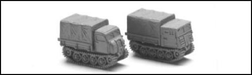 WWII Micro Armour - Germany - Softskins 1:285 Raupenschlepper Tracked Cargo Carrier