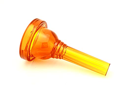 KELLY-6-1/2AL - Small-shank Trombone/Baritone Lexan-Mouthpiece - Crystal-Orange - Thumbnail 2