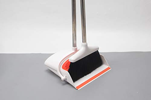 image for Templo Broom and Dustpan Set - Self-Cleaning Broom Bristles - Ideal Ki