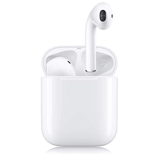 Wireless Earbuds Bluetooth 5.0 Headphones [2020 Upgrade] Fast Charging Pop-ups Auto Pairing,3D HiFi Stereo Headphones Built-in Mic Touch Control Earphones for Apple/Android/iPhone/AirPods Pro