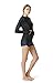Tesla Women's UPF 50+ Full & Half Zip Front Long Sleeve Top Rashguard Swimsuit FSZ02/FSZ04