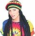 Rubies Rasta Wig Cap for Adults